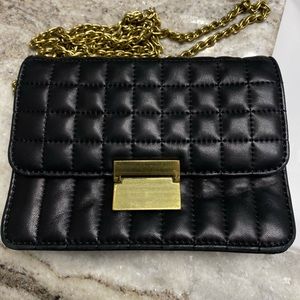 Small Quilted Leather J. Crew Crossbody Bag